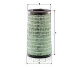 Воздушные фильтры MANN-FILTER C26024