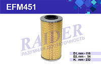 EFM451 Фильтр масляный элемент фильтрующий