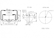 Пневморессоры NEOTEC ABV 293 F 11