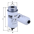 Топливные фильтры Fil Filter ZP8005F